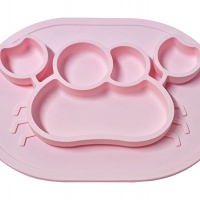 CRAB SHAPED SILICONE BABY PLATE